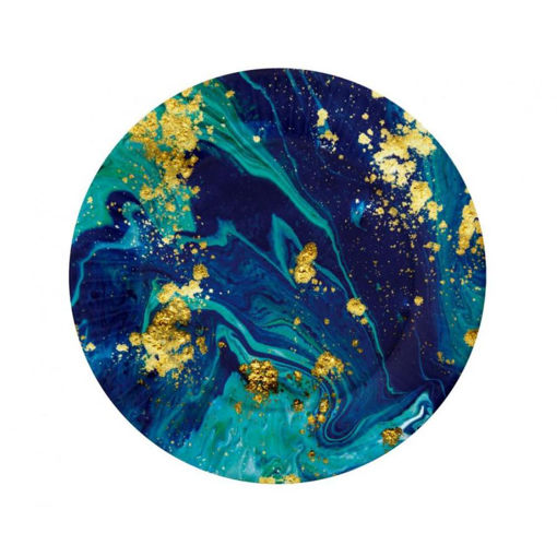 Picture of MIDNIGHT BLUE PAPER PLATES 18CM - 6 PACK